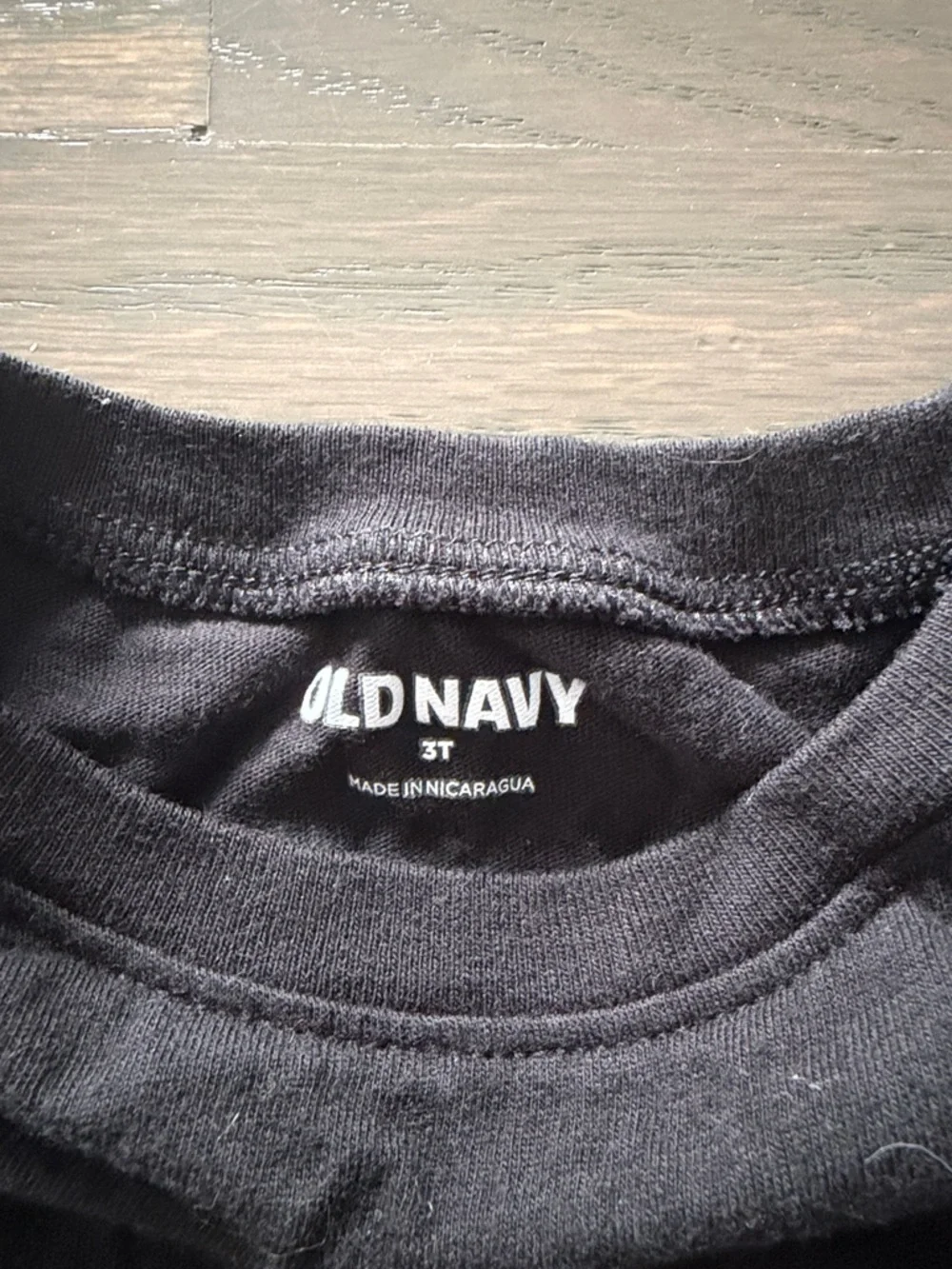Old Navy Black Short Sleeve Tee | 3T